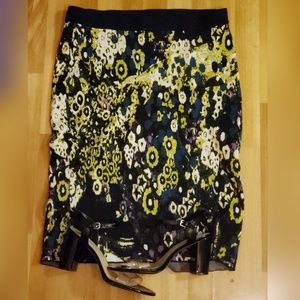 Rachael Roy Fitted Jaquard Sweater Skirt